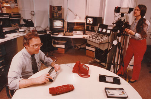 Bob and Holly Doyle in the DTV Group Studio