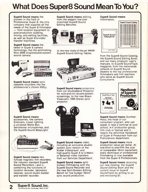 Projecteur super 8 - 70 super Sound